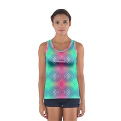 Infinity Circles Sport Tank Top  by Thespacecampers