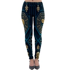 Abstract 001 Lightweight Velour Leggings by nate14shop