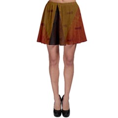 Abstract 004 Skater Skirt