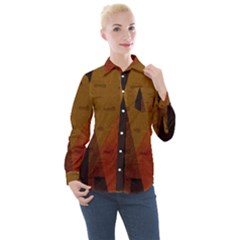 Abstract 004 Women s Long Sleeve Pocket Shirt