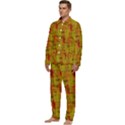 Abstract 005 Men s Long Sleeve Velvet Pocket Pajamas Set View3