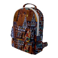 Christmas-motif Flap Pocket Backpack (large) by nate14shop