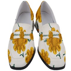 Easter Women s Chunky Heel Loafers