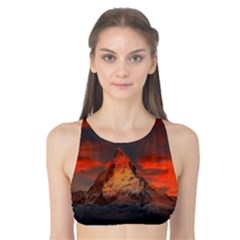 Switzerland-zermatt-mountains-snow- Tank Bikini Top by Amaryn4rt