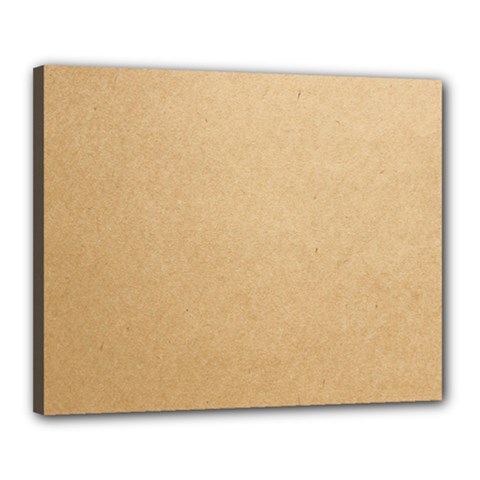 Paper Brown Canvas 20  X 16  (stretched) by artworkshop