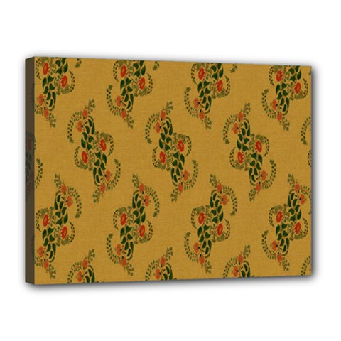 Flowers-001 Canvas 16  X 12  (stretched) by nate14shop