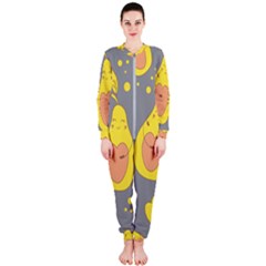 Avocado-yellow Onepiece Jumpsuit (ladies) by nate14shop