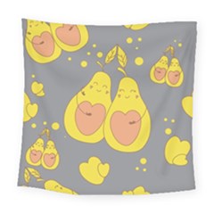Avocado-yellow Square Tapestry (large)