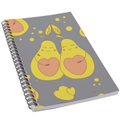 Avocado-yellow 5 5  X 8 5  Notebook by nate14shop