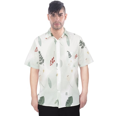 Background-white Abstrack Men s Hawaii Shirt by nate14shop