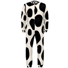 Leoperd-white-black Background Onepiece Jumpsuit (men) by nate14shop