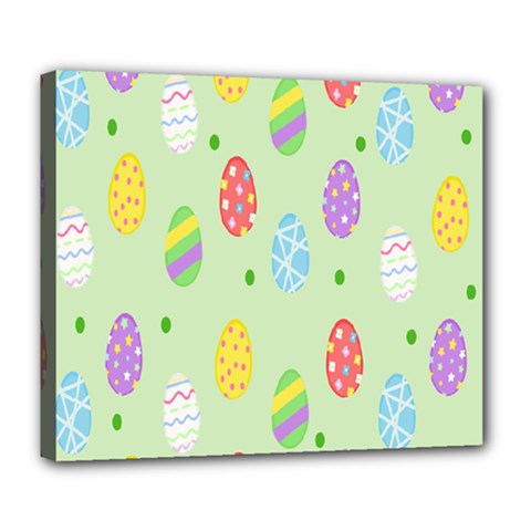 Eggs Deluxe Canvas 24  X 20  (stretched) by nate14shop