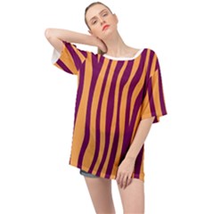 Images Ffiio,tiger Oversized Chiffon Top