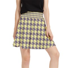 Houndstooth Waistband Skirt by nate14shop