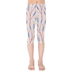 Abstract-006 Kids  Capri Leggings 