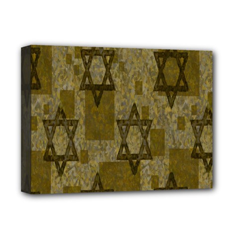 Star-of-david-002 Deluxe Canvas 16  X 12  (stretched)  by nate14shop