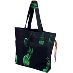 Jellyfish Drawstring Tote Bag by nate14shop