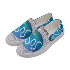 5 Seconds Of Summer Collage Quotes Women s Canvas Slip Ons by nate14shop