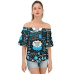 The Fault In Our Stars Collage Off Shoulder Short Sleeve Top