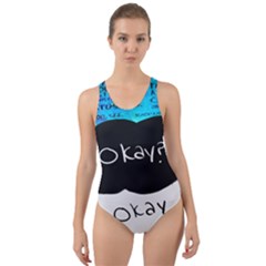 The Fault In Our Stars Cut-out Back One Piece Swimsuit by nate14shop