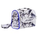 Tattoo-ink-flash-drawing-wolf Satchel Shoulder Bag View2