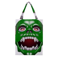 Monster-mask-alien-horror-devil Classic Tote Bag by Jancukart