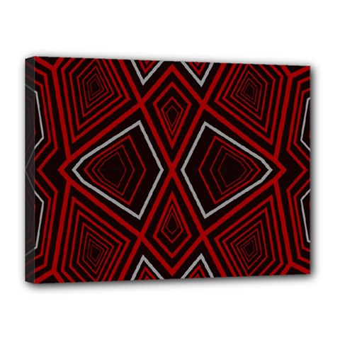 Abstract Pattern Geometric Backgrounds Canvas 16  X 12  (stretched) by Eskimos