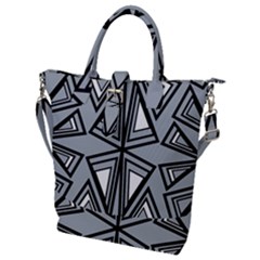 Abstract Pattern Geometric Backgrounds   Buckle Top Tote Bag by Eskimos