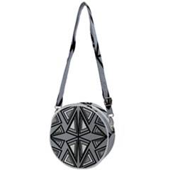 Abstract Pattern Geometric Backgrounds   Crossbody Circle Bag by Eskimos