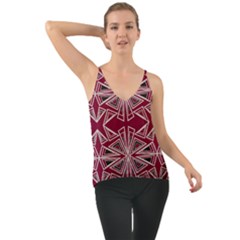 Abstract Pattern Geometric Backgrounds  Chiffon Cami by Eskimos