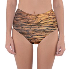 Cobblestones Reversible High-waist Bikini Bottoms by artworkshop