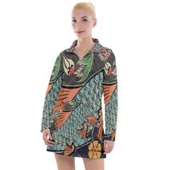 Mosaic Women s Long Sleeve Casual Dress by artworkshop