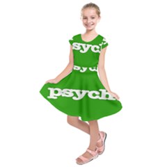 Psych Kids  Short Sleeve Dress by nate14shop