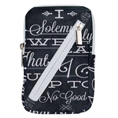 I Solemnly Swear Harry Potter Belt Pouch Bag (large)