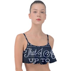 I Solemnly Swear Harry Potter Frill Bikini Top