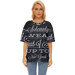 I Solemnly Swear Harry Potter Oversized Basic Tee by nate14shop