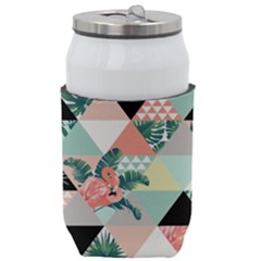 Jungle Pink Flamingos Can Cooler by NiOng