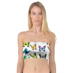 Big Collection Off Colorful Butterfiles Bandeau Top by nate14shop