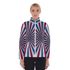 Usa-deco-background Women s Bomber Jacket by Jancukart