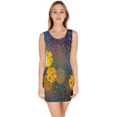 Raindrops Water Bodycon Dress by artworkshop