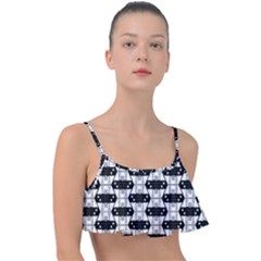 Hackers Town Void Mantis Hexagon Agender Rumpus Parable 2 Pride Flag Frill Bikini Top by WetdryvacsLair