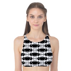 Hackers Town Void Mantis Hexagon Agender Rumpus Parable Pride Flag Tank Bikini Top by WetdryvacsLair