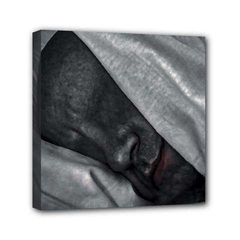 Monster Man Sleeping Mini Canvas 6  X 6  (stretched) by dflcprintsclothing