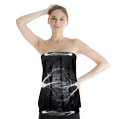 Flash-electricity-energy-current Strapless Top