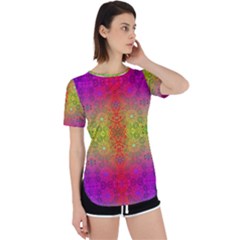 Mirrored Energy Perpetual Short Sleeve T-shirt by Thespacecampers
