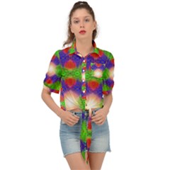 Helix Heaven Tie Front Shirt 