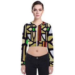 Abstract-0001 Long Sleeve Zip Up Bomber Jacket by nate14shop