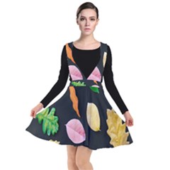 Autumn-b 001 Plunge Pinafore Dress by nate14shop