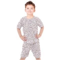 Cherry-blossoms Kids  Tee And Shorts Set by nate14shop