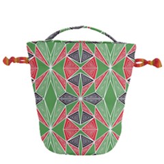 Abstract Pattern Geometric Backgrounds  Drawstring Bucket Bag by Eskimos